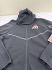 Nike Men s Ohio State Buckeyes Black Tech Fleece Full-zip Hoodie Sz Xl New  160