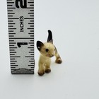 Vintage Hagen Renaker Miniature Siamese Cat Kitten Figurine Retired