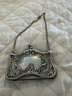 Vintage Antique German Silver Coin Purse Heavily Embossed Circa 1900-1925