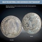 Rare Collectible Antique Historical Coin Exquisite Cameo Design Old Silver Dolla