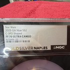 New Zealand Mint 2025 Niue C-3po Shaped 1 Oz  999 Silver Proof Ngc Pf 70 Coin