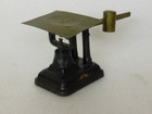 Antique Fairbanks Scale With Cast Iron Base And Brass Arm   Weight