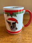 Jack Russell Christmas Holiday Mug Coffee Cup  Spoiled Rotten Dog  New In Box