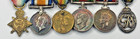 British World War 1   2 Miniature 6 Medal Set Incl  King George V Territorial