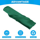 24pcs Dark Green Satin Table Napkins Polyester Table Napkin 17  17 Inch