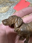 Antique Austrian Vienna Bronze Figure Dachshund Dog Highly Detailed Fine German