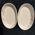 Noritake Eva Air Vintage Air Travel Collectible Oval In Flight Meal Dishes
