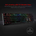 K556 Rgb Led Backlit Wired Mechanical Gaming Keyboard  104 Keys Hot-swap Mechani