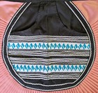 Vintage Native American Seminole Patchwork Apron With Pockets And Pleats