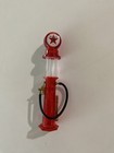 Miniature Texaco Plastic Gas Pump Red 1258 Replica Just Under 3 75 