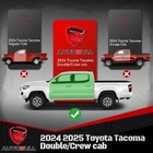 6  Running Boards For 2024-2026 Toyota Tacoma Double Crew Cab Side Step Nerf Bar