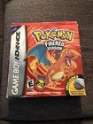 Pokemon Firered  game Boy Advance  2004  Box Manual And Inserts Only   