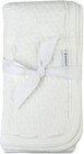 Honestbaby 3-pack Matelasse Premium Burp Cloths Soft One Size  White 