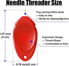 20pcs Easy Needle Threader Set For Hand   Machine Sewing     Elderly Aid Tool