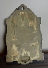 Antique Victorian Cast Iron Wall Mount Match Safe Holder Ornate Vintage