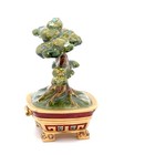 2007 Estee Lauder Bonsai Tree Solid Perfume Compact Pure White Linen Full