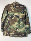 Usaf Military Jacket Woodland Camouflage Hot Weather Combat Coat Ripstop Sz S
