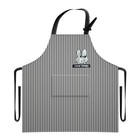 Kitchen Cooking Apron With Pocket For Men Women With Adjustable Ties Grey