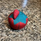 Tomato   Strawberry Pin Cushion Lightly Used Vintage Sewing Crafts