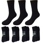 New 3 12 Pairs Mens Multi Style Sport Athletic Crew Socks Cotton Size 9-11 10-13