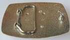 Initial   L   Rodeo Cowboy Letter Shine Regular Gold Silver Western Belt Buckle