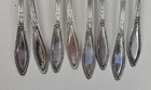Wm A  Rogers A1 Silverplate Mystic Coronet Pattern Set Of 8 Soup Spoons