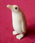 Vtg Inuit Penguin Sculpture Carved Eskimo  