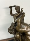 Bronze Hercules Statue Theseus Sculpture Centaur Decor Marble Bianor Fighting