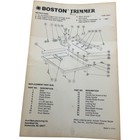 Boston 2612 Paper Trimmer 12 Inch Guillotine Cutter Heavy Duty Tested Working