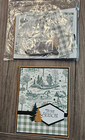 Stampin Up Card Kit -winter Landscape With Trees Card Kit Makes 4  xs-322