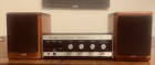 Vintage Realistic Sa-101 Stereo Amplifier  jvc Sp-ux7000 Speakers
