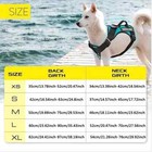 Service Dog Harness  Reflective Dog Vest Harness With 5 Pcs Patches  Adjustable