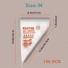200-pack Disposable Pastry Piping Bag   icing   Decorating Bags For Cake   Cupcake