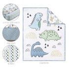 5 Piece Baby Crib Bedding Set For Boys - Newborn  Infant   Nursery Bed Set De   