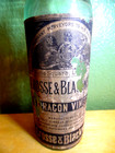 Antique Early 1900 s Crosse   Blackwells Tarragon Vinegar Bottle W orig Label