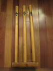 Gunn   Moore Wooden Cricket Stumps 3 Wickets With 1 Stand Full Size