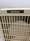 Vintage Kmart Evenflow 3 Speed 5 Blade Box Fan Wide Angle Air Flow Model 2302