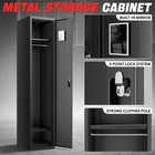 71  Metal Storage Cabinet Wardrobe Clothing Storage Locker For Office School Gym