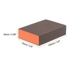 4pcs Sanding Sponge Blocks 500-600 Grits Sanding Block 100x70x25mm Brown orange