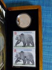          Canada Proof 8 Dollars 2004 Km-515 Grizzly   999  Silver Coin Set 011026-30