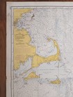 Original Antique Map Territory Nautical Chart Georges Bank And Nantucket Shoals
