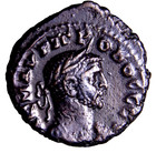 Roman Coin Provincial  Egypt  Alexandria  Probus Eagle With Date Near Ms W coa