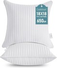 18 X 18 Throw Pillow Inserts  Firm And Fluffy Decorative Square Pillows For C   