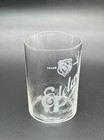 Edelweiss Etched Shell Beer Glass   Pre-pro Tavern Advertising   Man Cave Decor