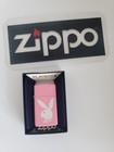 Zippo Pink Playboy Bunny Collectible Lighter In Box  Playboy   Pinups Theme