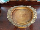 Live Edge Hand Turned Wood Trinket Key Bowl Tray 7  X 7 