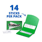 Trident Spearmint Sugar Free Gum  12 Packs Of 14 Pieces  168 Total Pieces 