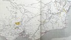 1856 Johnston Large Antique Map Goldfields Of New South Wales Victoria Australia