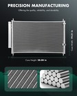 Ac Condenser For 2013 2014 2015 2016 2017 Honda Accord 2 4l 3 5l L4 V6 Aluminum