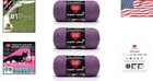 Super Saver Medium Purple Yarn - 3 Pack Of 198g Acrylic For Knitting   Crochet
